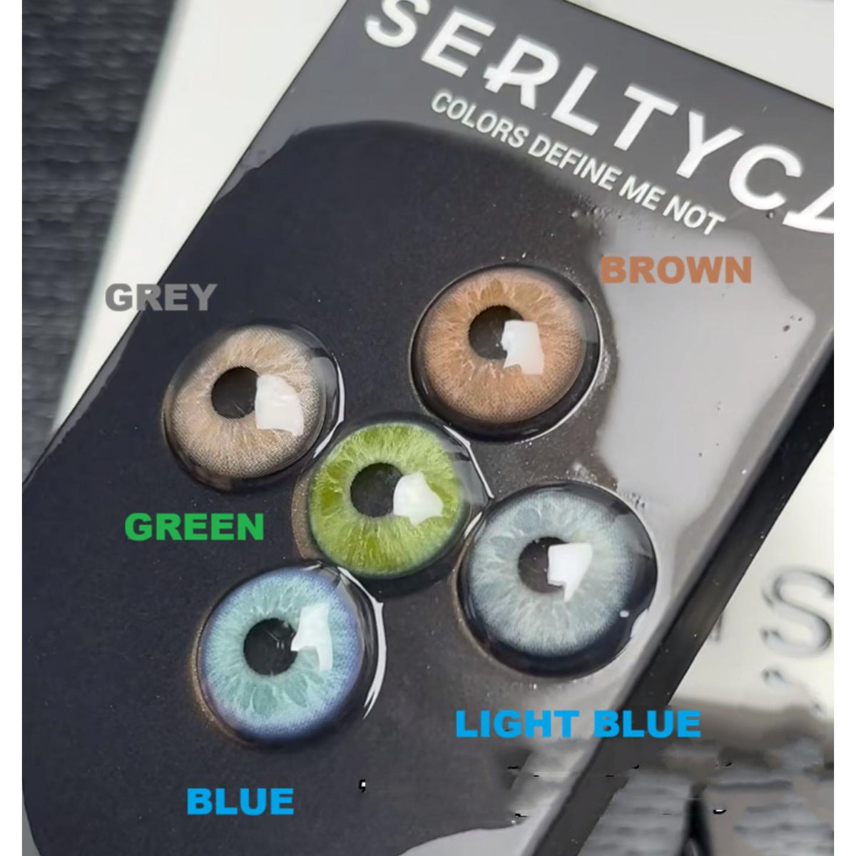 HMXZFEN Serltyca คอนแทคเลนส์สีน้ำตาล ขนาด 14.20 มม. (ชนิดราย 6 เดือน)