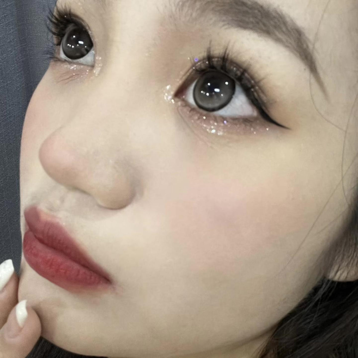 LRKFEI JONCON 14.50mm Brown Colored Contact Lenses (6 Months Wear)