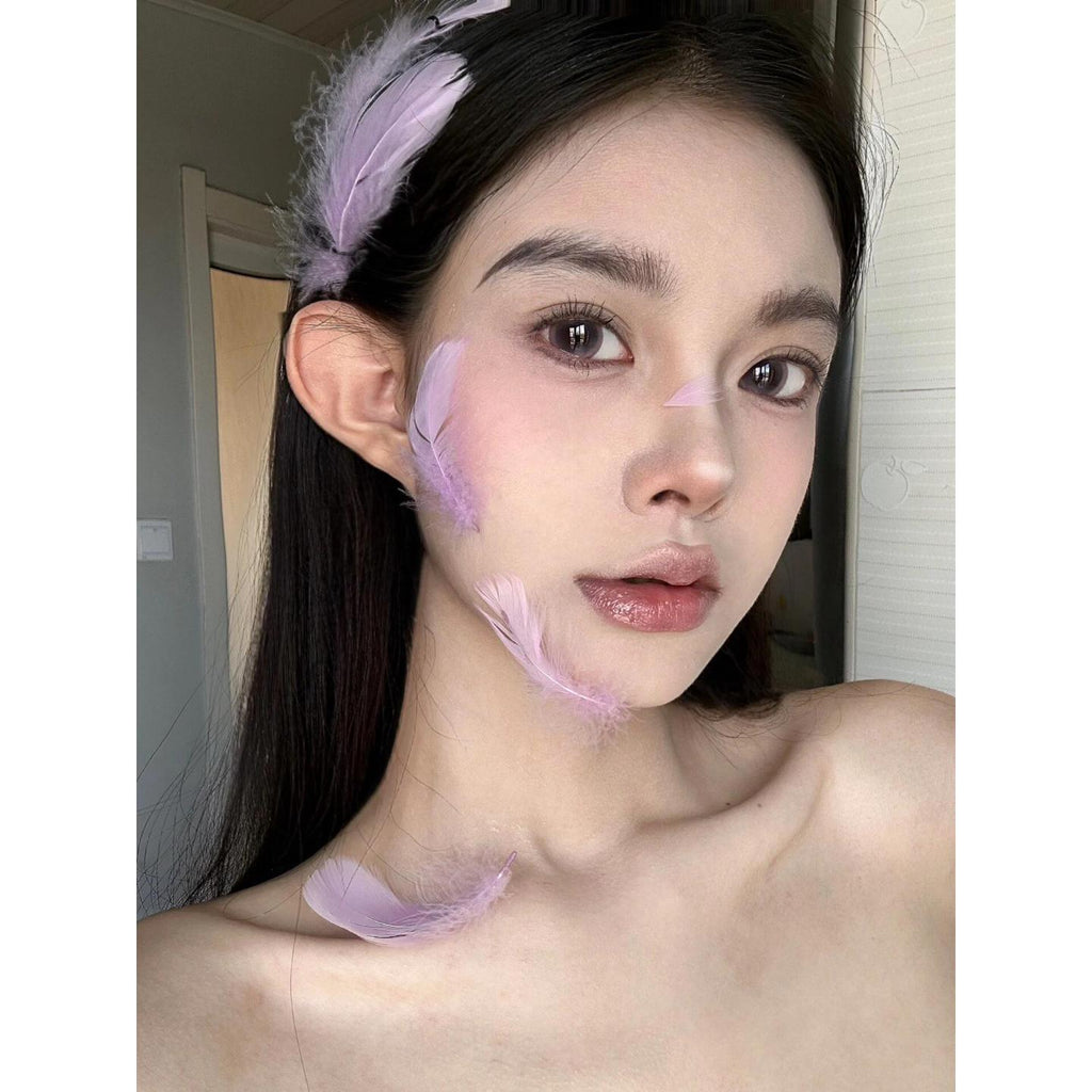 CLFHWU Xiyoulens คอนแทคเลนส์สี ขนาด 14.50 มม. สีชมพู (ชนิดราย 6 เดือน)