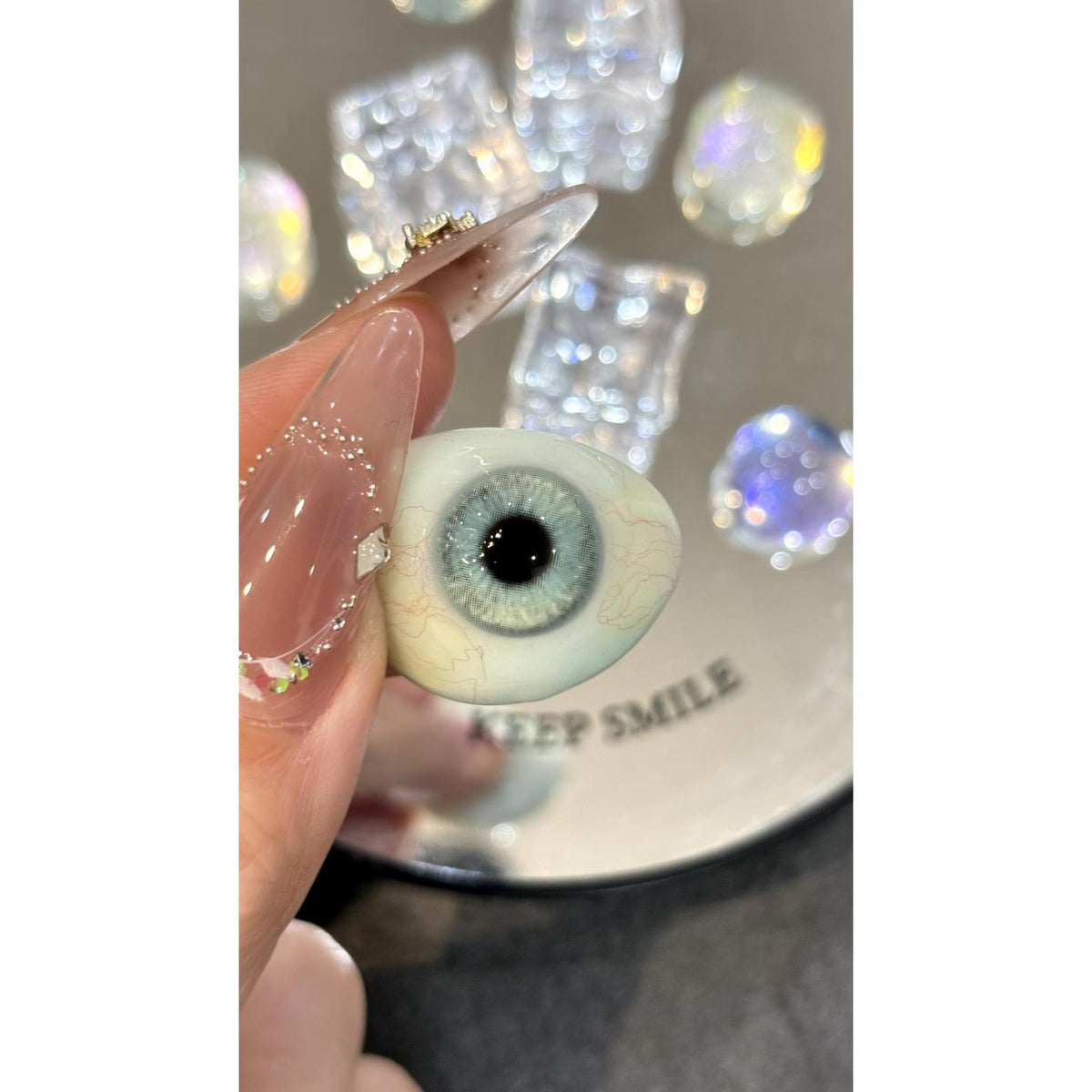 ELSDNA thestarlens 14.50mm Green Colored Contact Lenses (6 Months Wear)