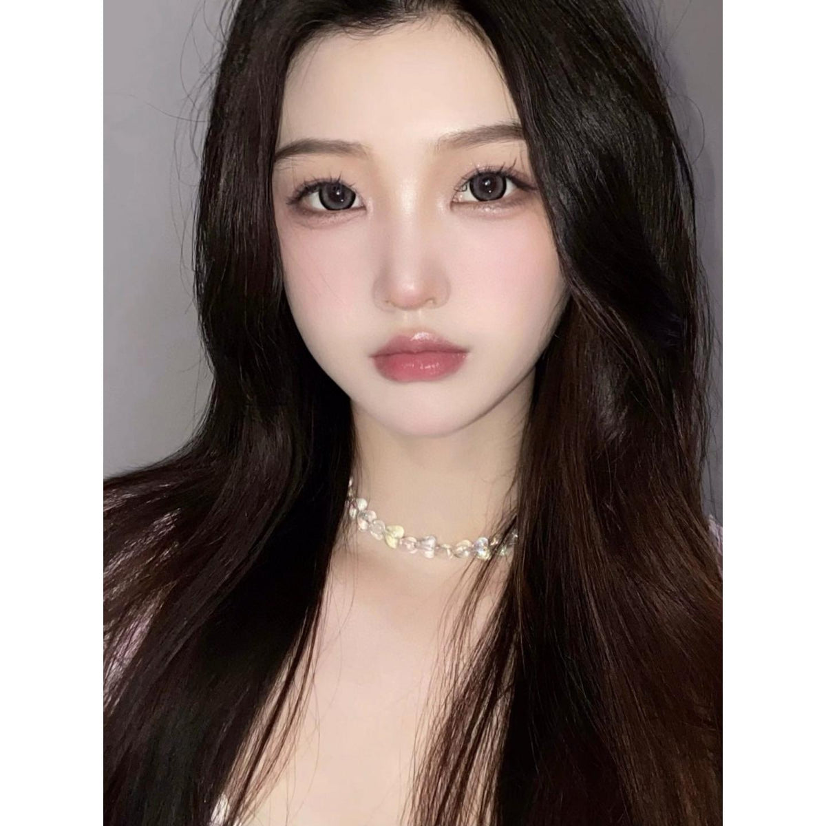 XMNGAI MorningCon 14.50mm Gray Colored Contact Lenses (6 Months Wear)