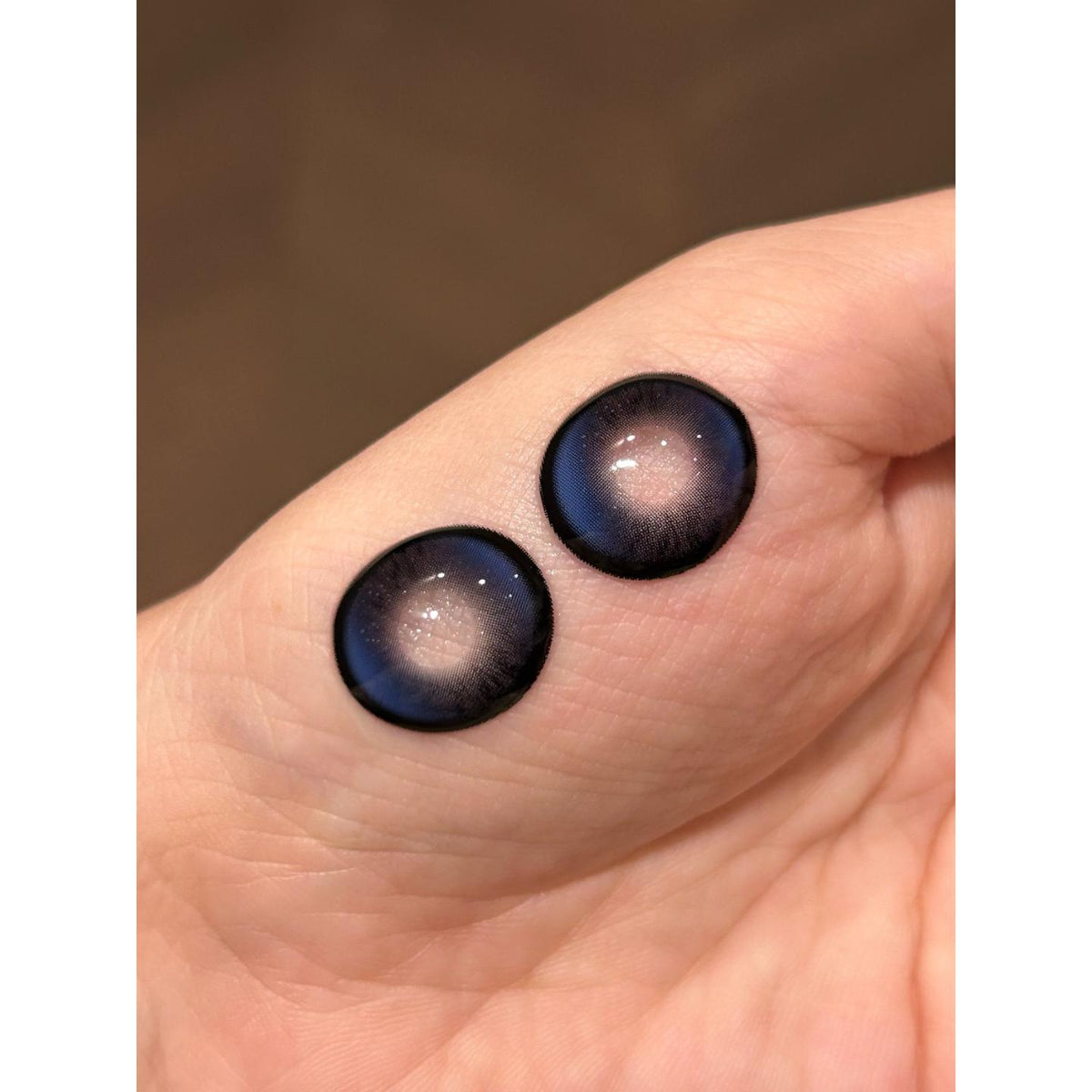 LHDQIU thestarlens 14.50mm Blue Colored Contact Lenses (6 Months Wear)