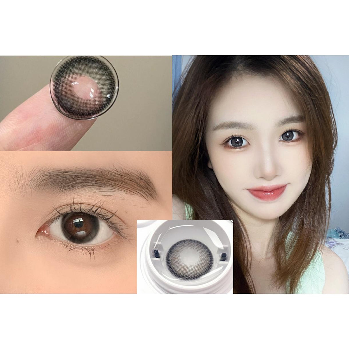 YQLDAN MorningCon 14.50mm Black Colored Contact Lenses (6 Months Wear)