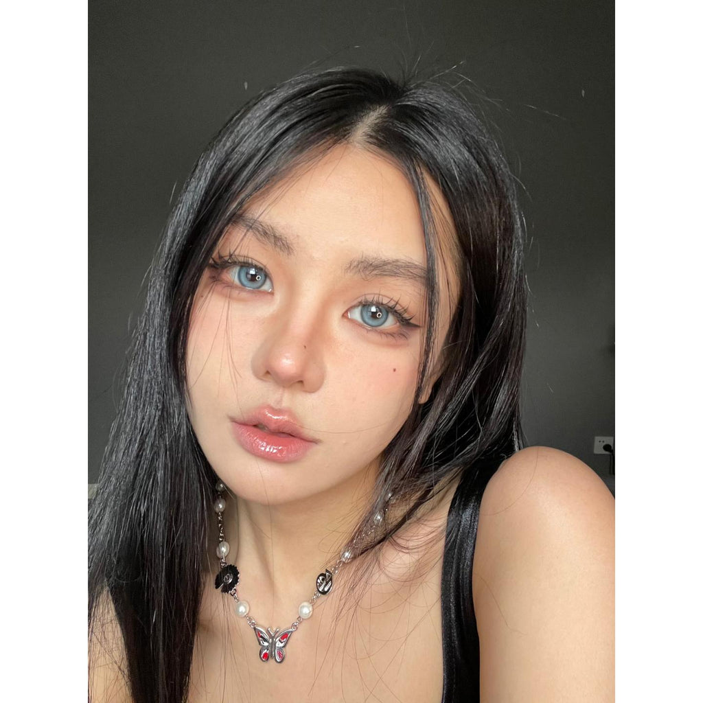 FJBHE MorningCon คอนแทคเลนส์สีฟ้า ขนาด 14.50 มม. (ชนิดราย 6 เดือน)