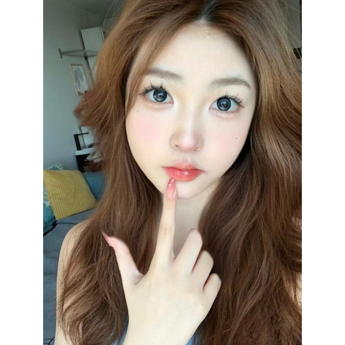 XYQIU BOOSCON 14.20mm Gray Colored Contact Lenses (6 Months Wear)