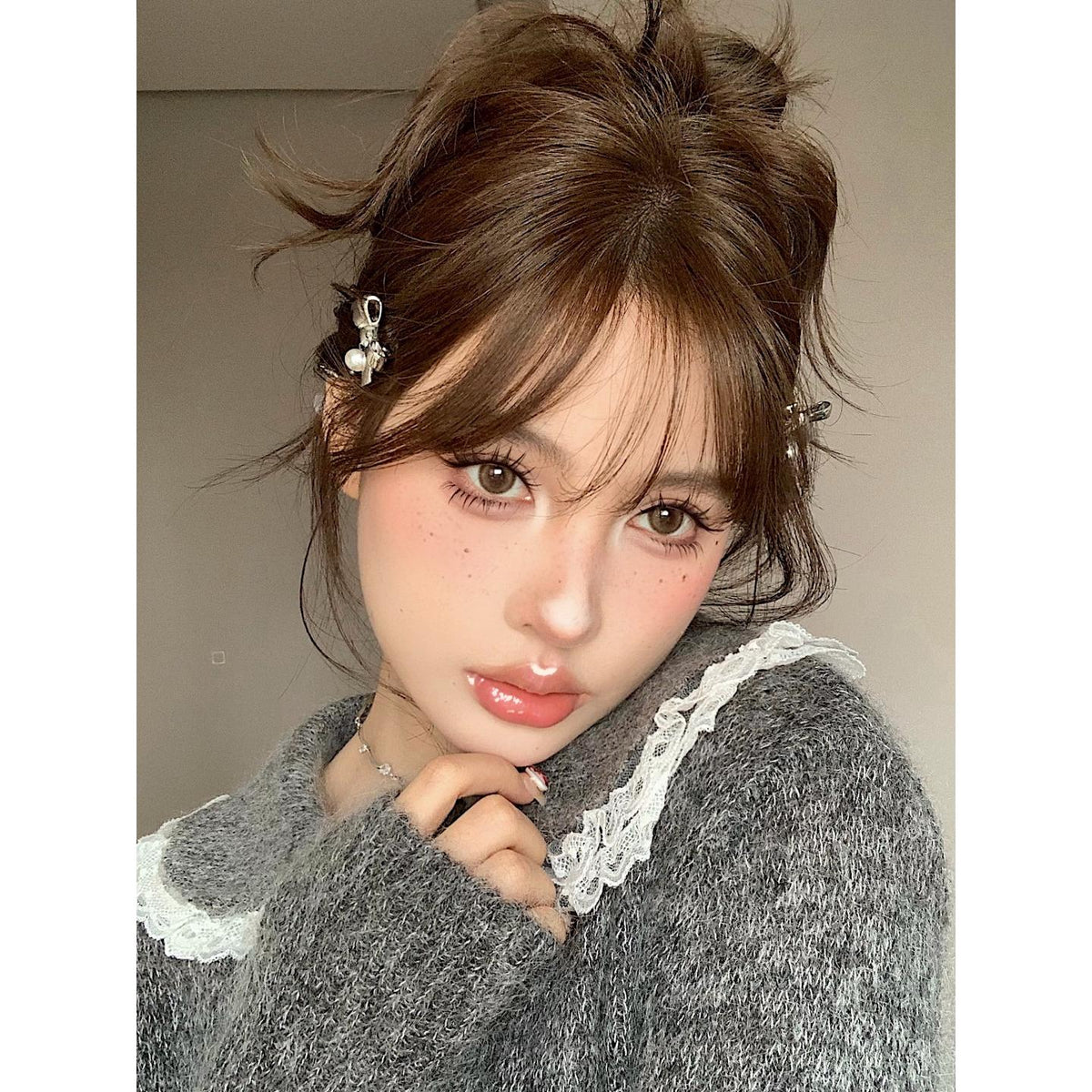 JYNLI thestarlens 14.50mm Brown Colored Contact Lenses (6 Months Wear)
