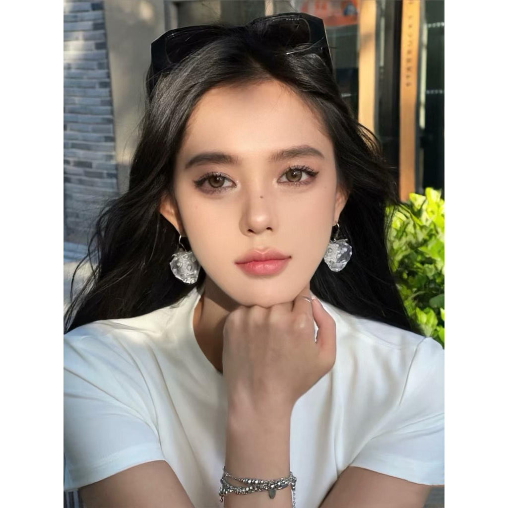 YHMLA Xiyoulens 14.20mm Brown Colored Contact Lenses (6 Months Wear)