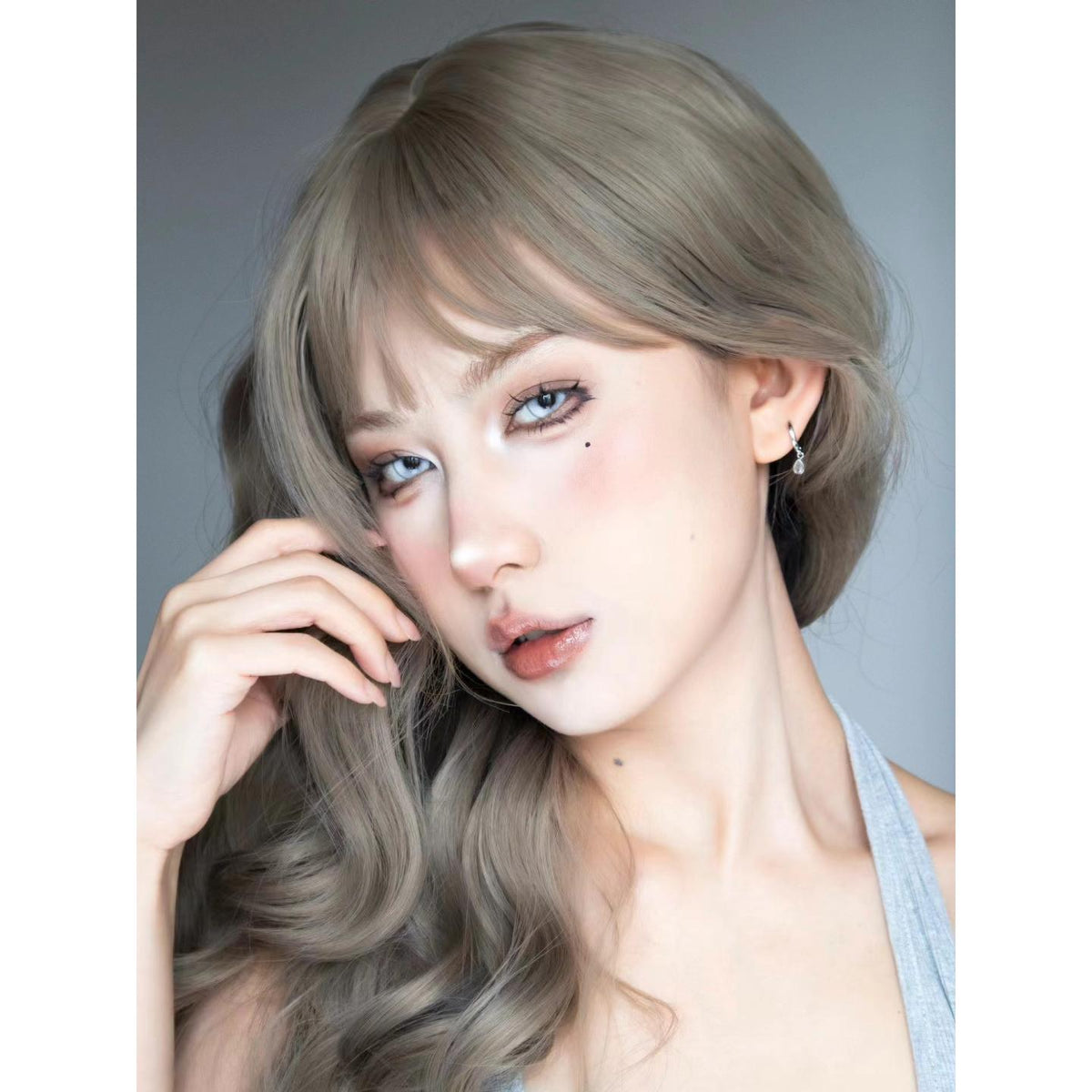 BYGUANG Xiyoulens 14.50mm Grey Colored Contact Lenses (6 Months Wear)