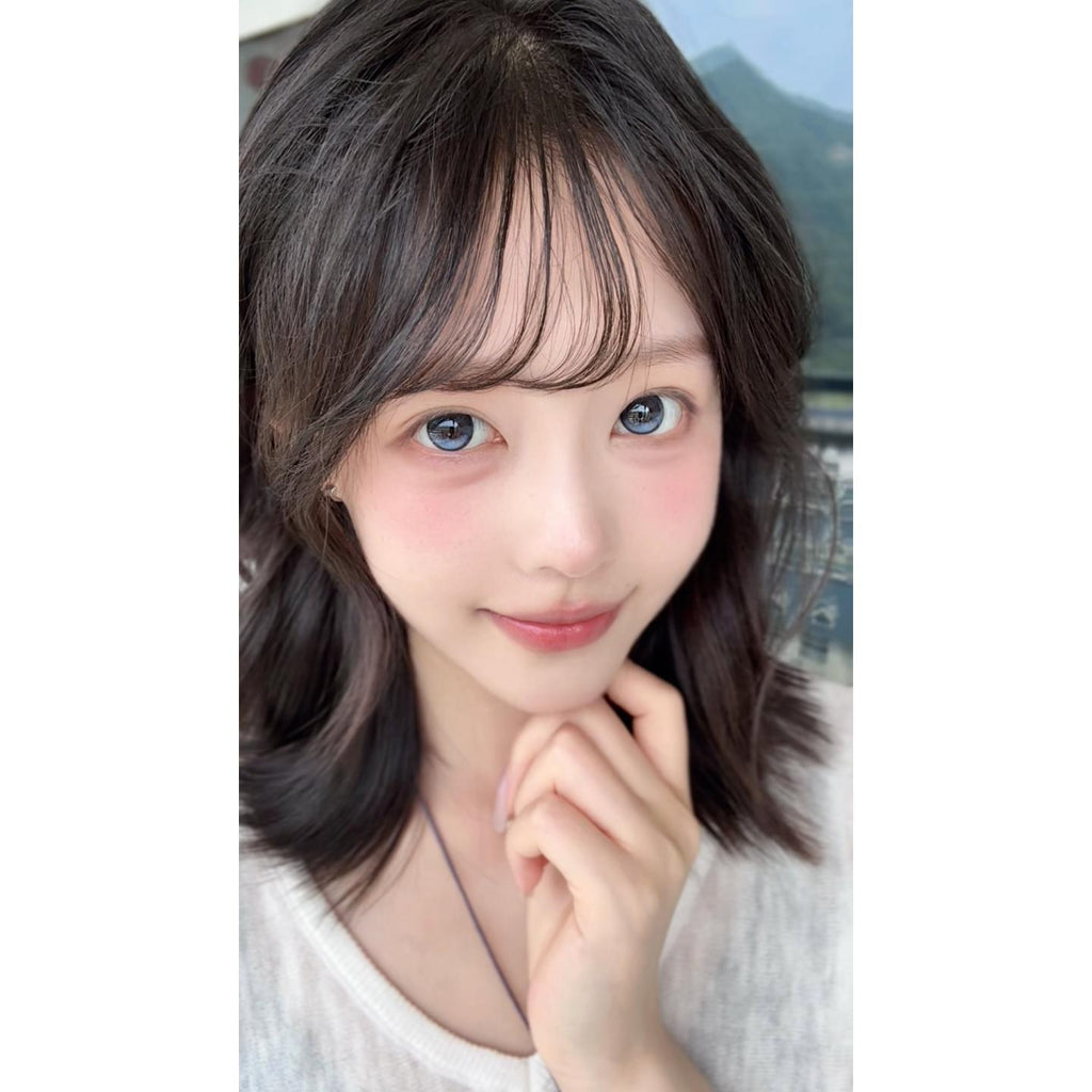 DHZZHU thestarlens 14.50mm Blue Colored Contact Lenses (6 Months Wear)