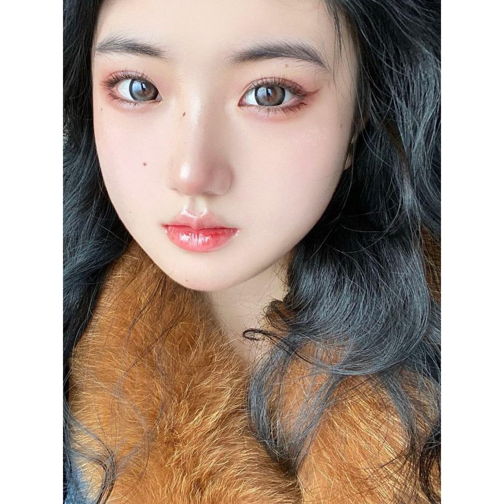 XMNGAI MorningCon 14.50mm Gray Colored Contact Lenses (6 Months Wear)
