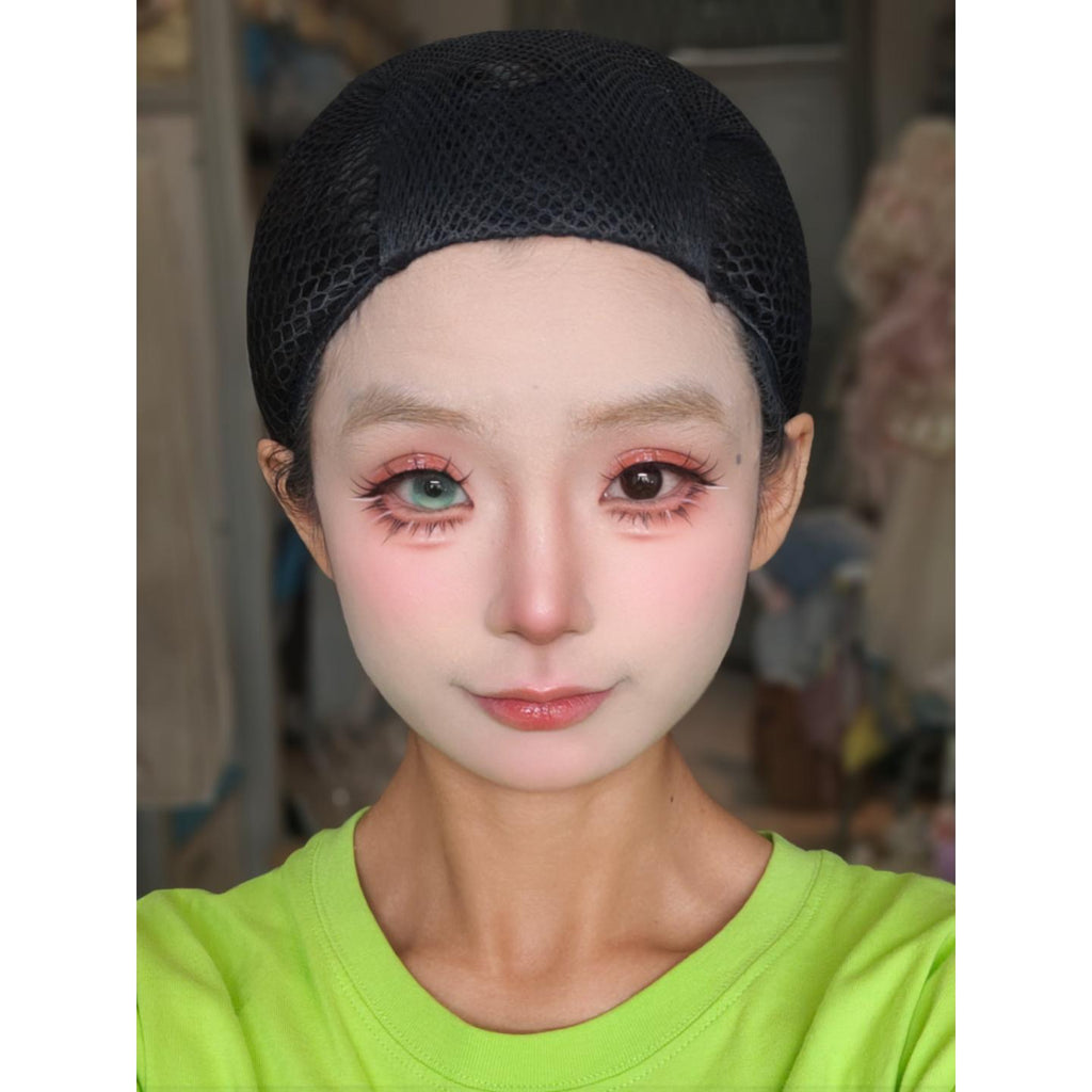 TQDONG OBALEN 14.50mm Green Colored Contact Lenses (6 Months Wear)