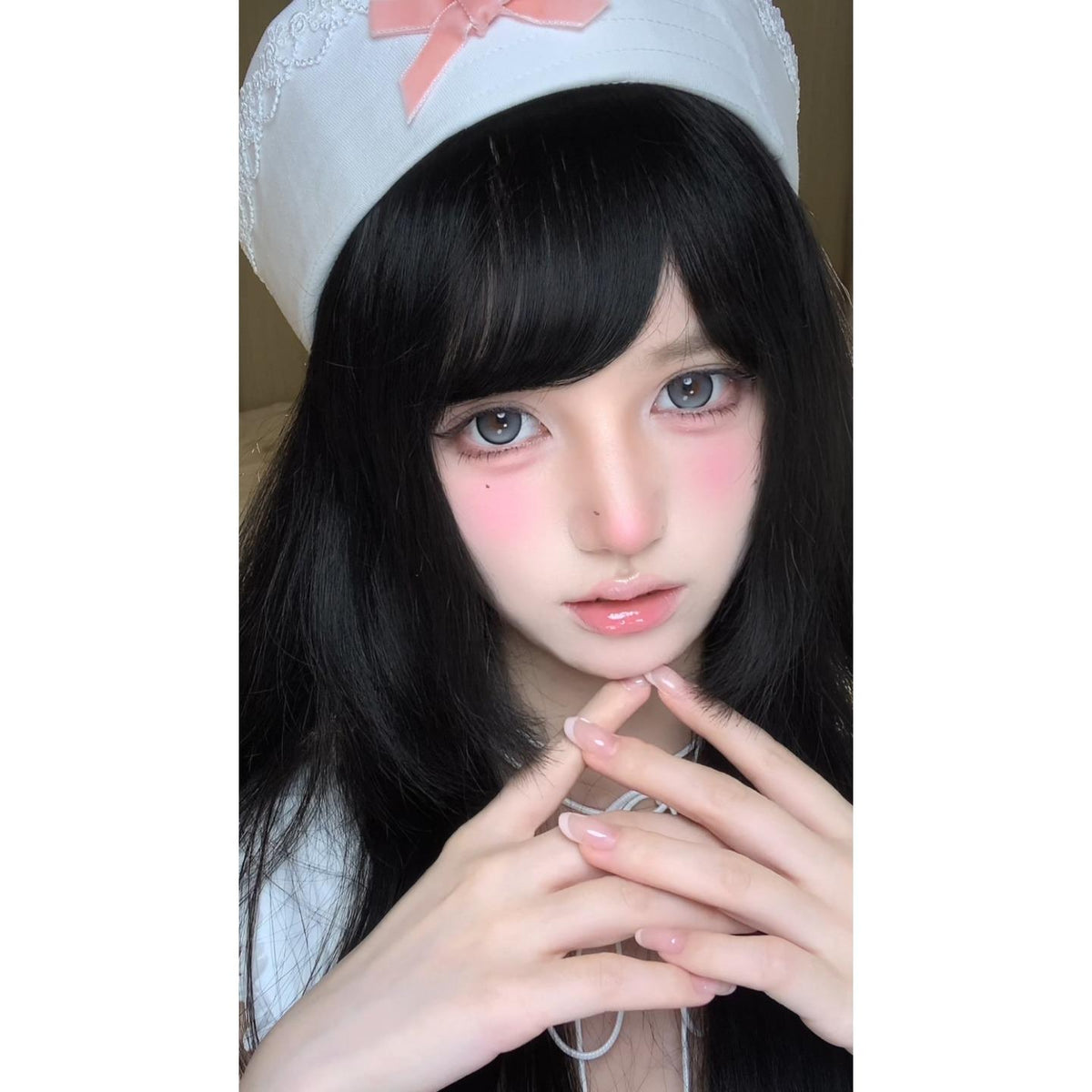 HDSXSHENG thestarlens คอนแทคเลนส์สี ขนาด 14.50 มม. สีเทา (แบบราย 6 เดือน)