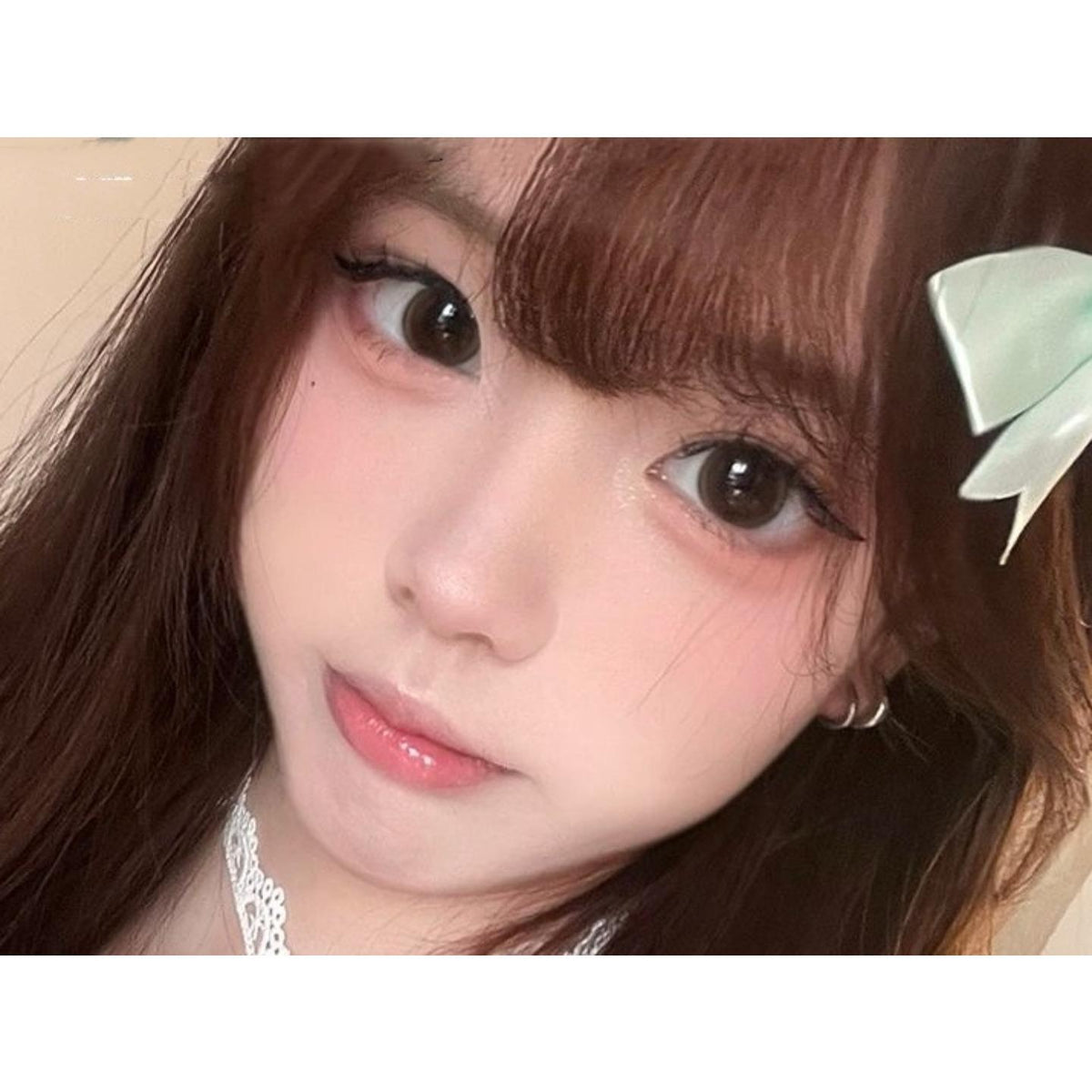 KLXMAO OVOLOOK 14.50mm Brown Colored Contact Lenses (6 Months Wear)