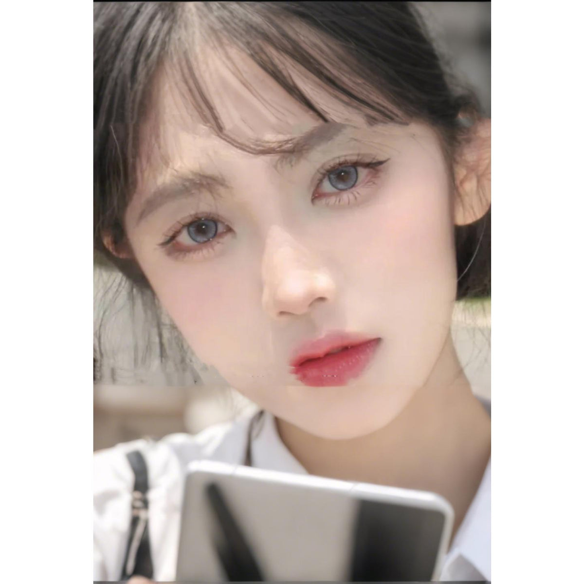DDZYHUI Xiyoulens คอนแทคเลนส์สีเทา ขนาด 14.50 มม. (แบบราย 6 เดือน)
