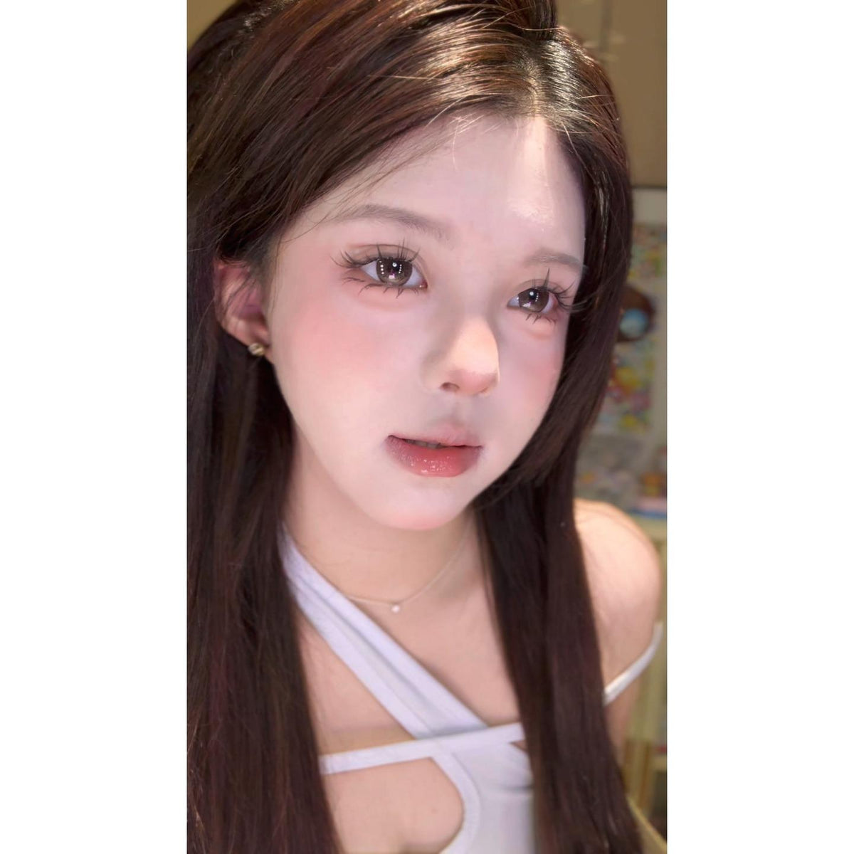 YQBSHOU thestarlens 14.20mm Brown Colored Contact Lenses (6 Months Wear)