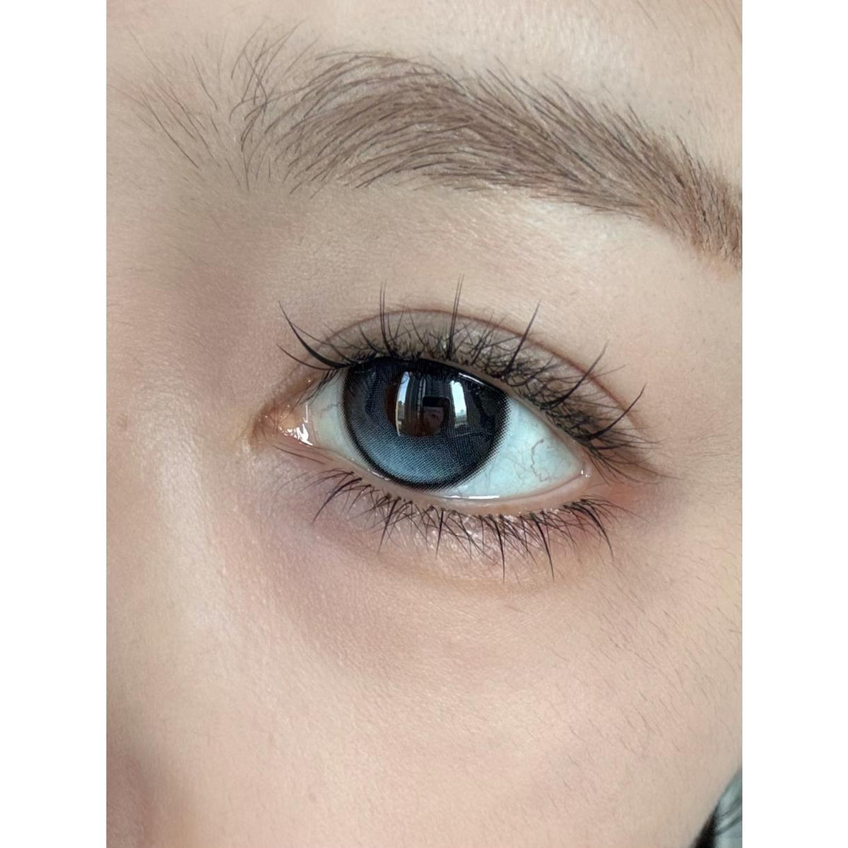 TKHYHU MimiPark 14.50mm Blue Colored Contact Lenses (6 Months Wear)