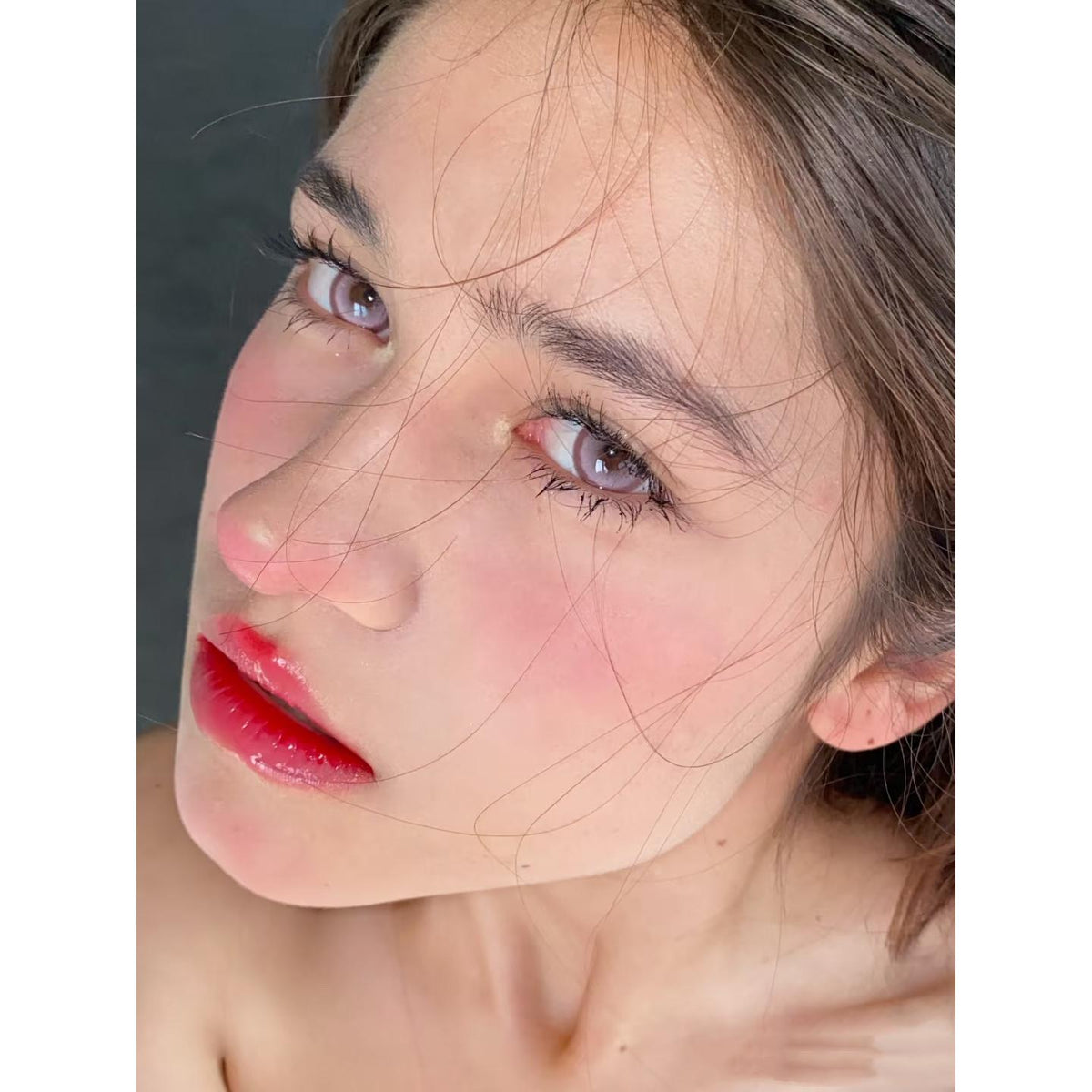 YGTXIN ROSELENS 14.50mm Pink Colored Contact Lenses (6 Months Wear)