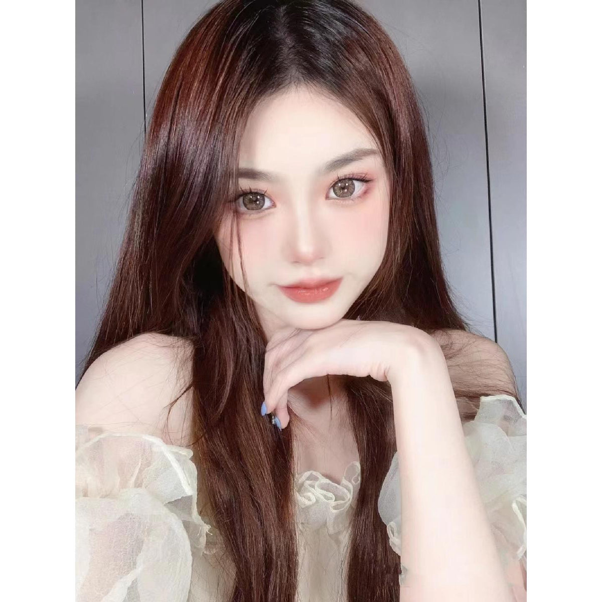 JPWLONG LRGOODCON 14.50mm Brown Colored Contact Lenses (6 Months Wear)