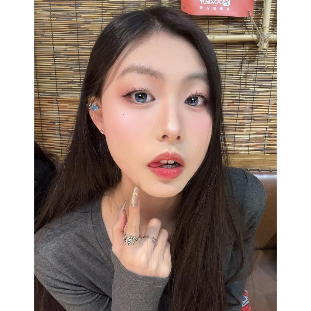 DHZZHU thestarlens 14.50mm Blue Colored Contact Lenses (6 Months Wear)
