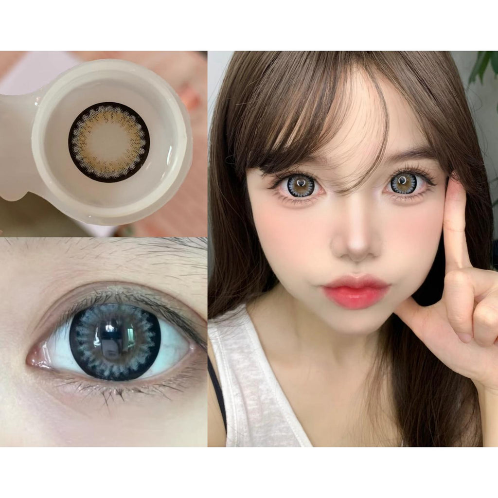 Kính áp tròng màu Xiyoulens XRTGHUI 14.50mm màu xám (thời hạn sử dụng 6 tháng)