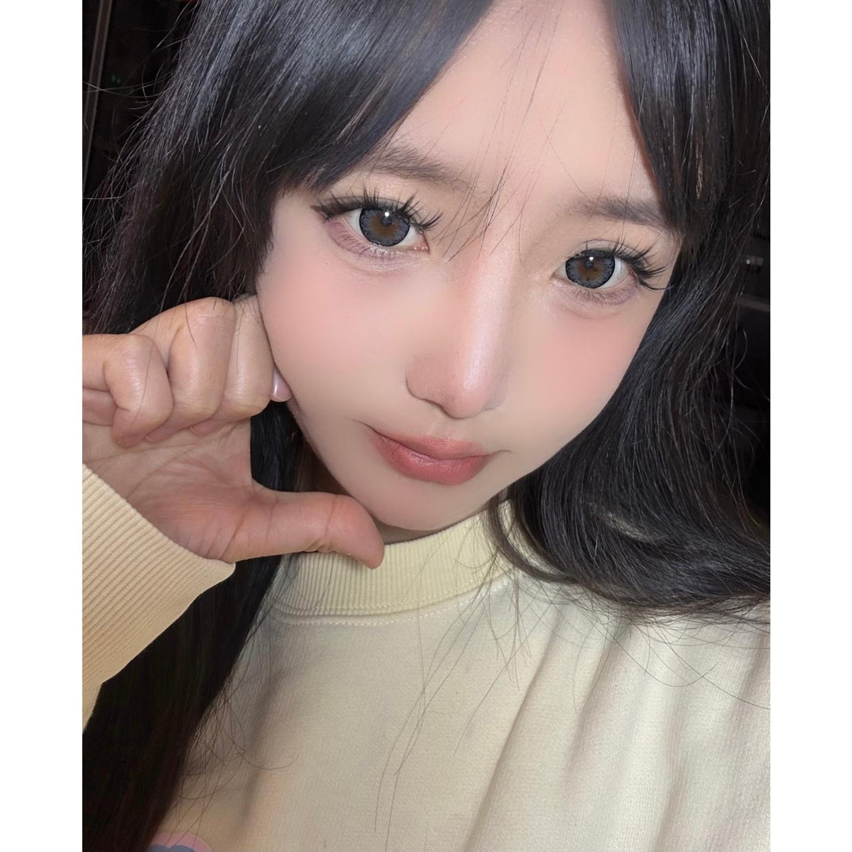 MLHEI Xiyoulens 14.50mm Black Colored Contact Lenses (6 Months Wear)
