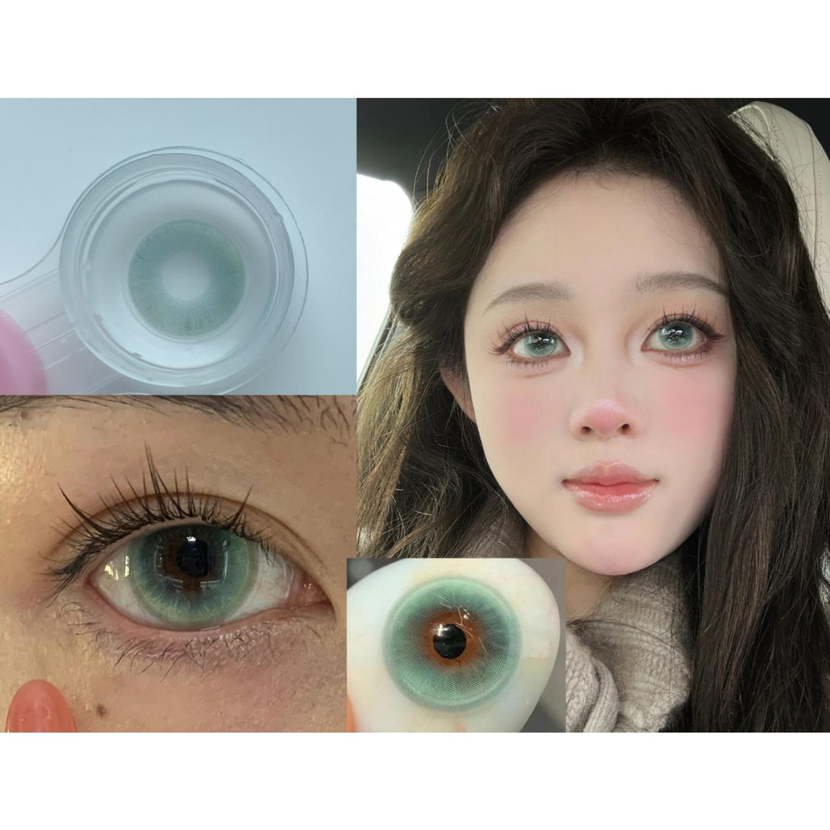 คอนแทคเลนส์สี ZGMYAN รุ่น Xiyoulens ขนาด 14.50 มม. สีเขียว (แบบราย 6 เดือน)