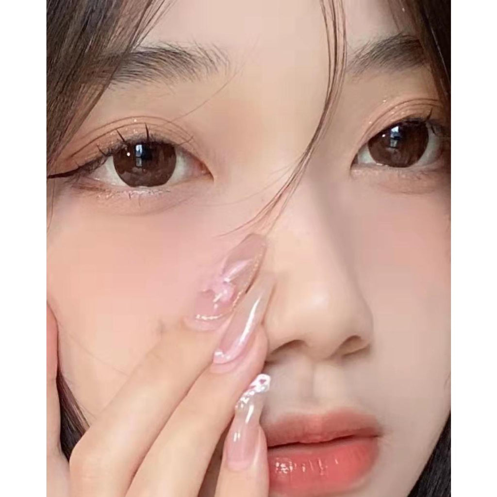 STQIAO Xiyoulens คอนแทคเลนส์สีน้ำตาล ขนาด 14.50 มม. (ชนิดราย 6 เดือน)
