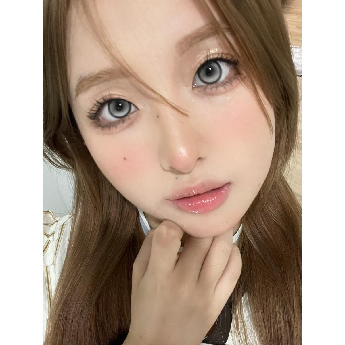 SYLZI MorningCon 14.50mm Grey Colored Contact Lenses (6 Months Wear)