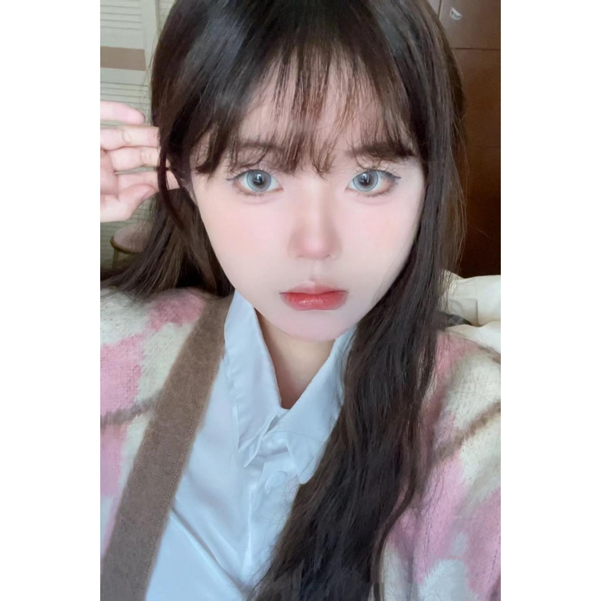 WZSJIE Xiyoulens 14.20mm Green Colored Contact Lenses (6 Months Wear)