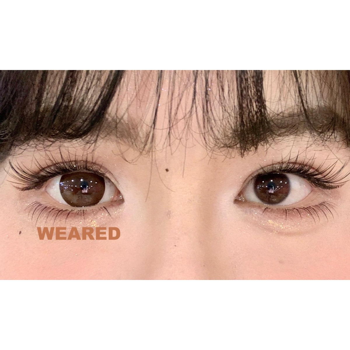 CDNYSHUANG OBALEN 14.50mm Brown Colored Contact Lenses (6 Months Wear)