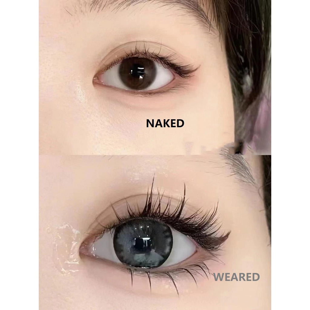 ZMBHUA Xiyoulens 14.50mm Gray Colored Contact Lenses (6 Months Wear)
