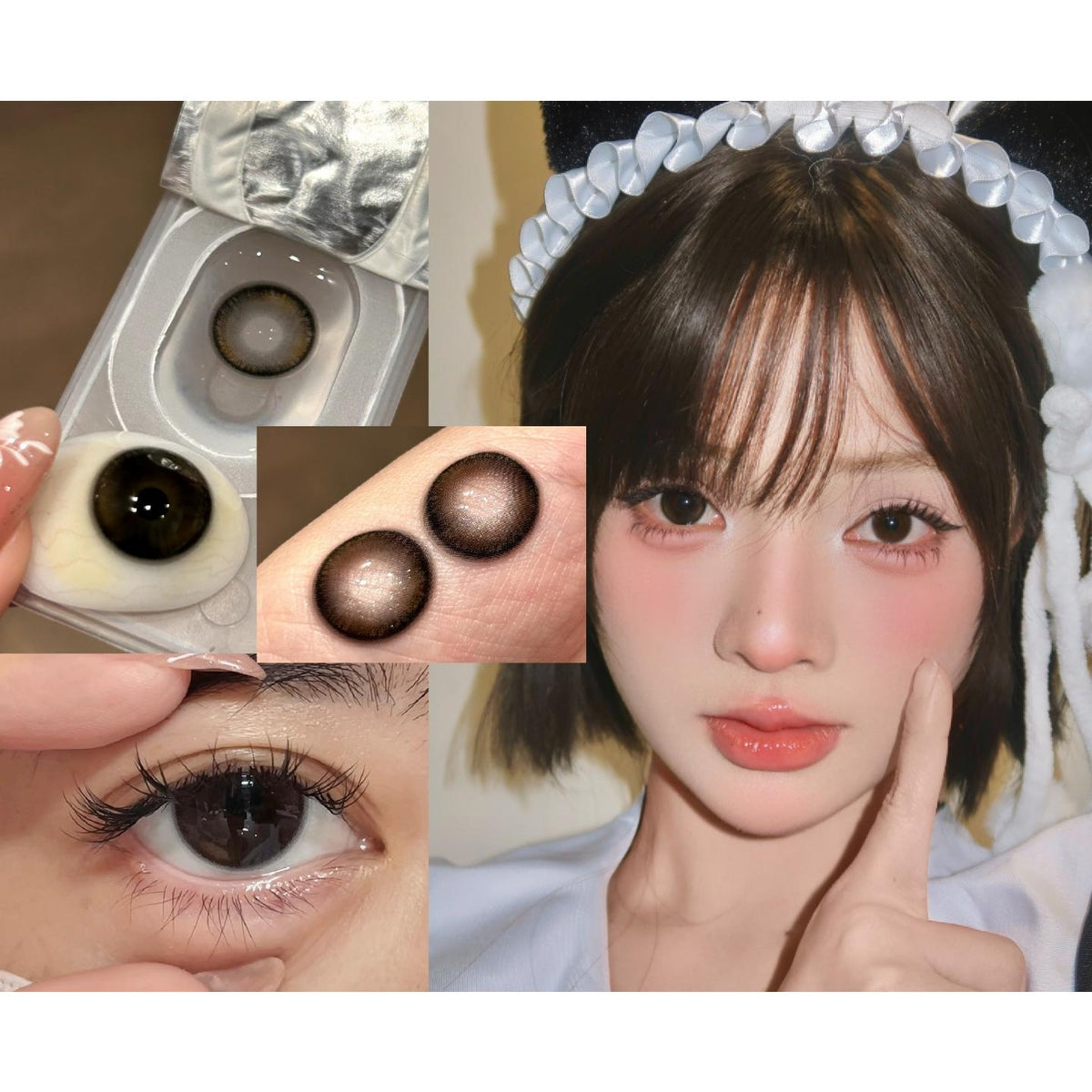 TNTGUAN thestarlens 14.50mm Brown Colored Contact Lenses (6 Months Wear)