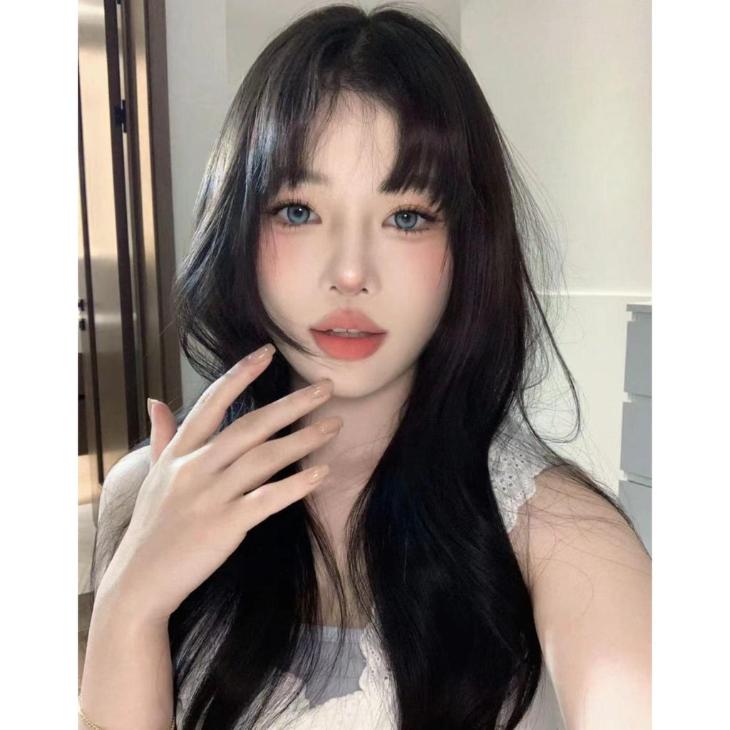 PXNYUE FLLYCON 14.20mm Blue Colored Contact Lenses (6 Months Wear)