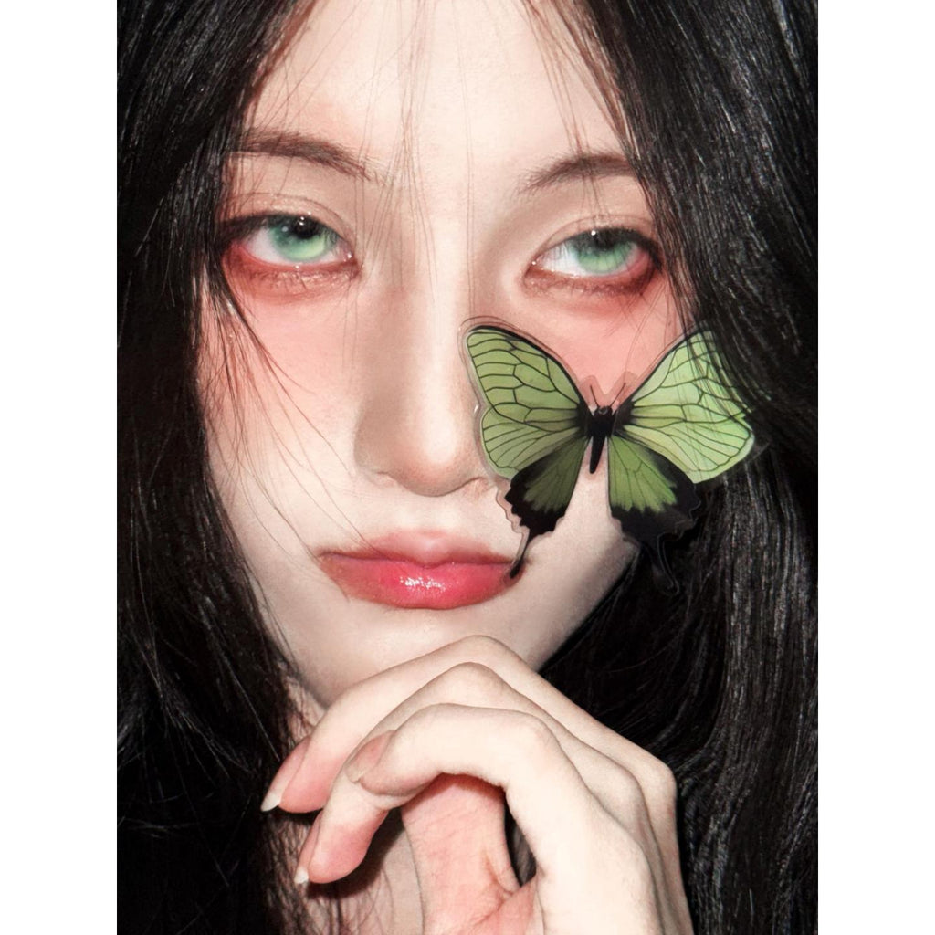 TQDONG OBALEN 14.50mm Green Colored Contact Lenses (6 Months Wear)