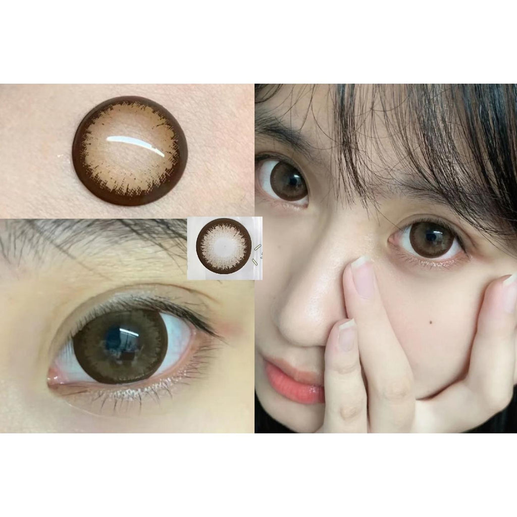 คอนแทคเลนส์สี BSJZONG Xiyoulens ขนาด 14.50 มม. สีน้ำตาล (ชนิดราย 6 เดือน)