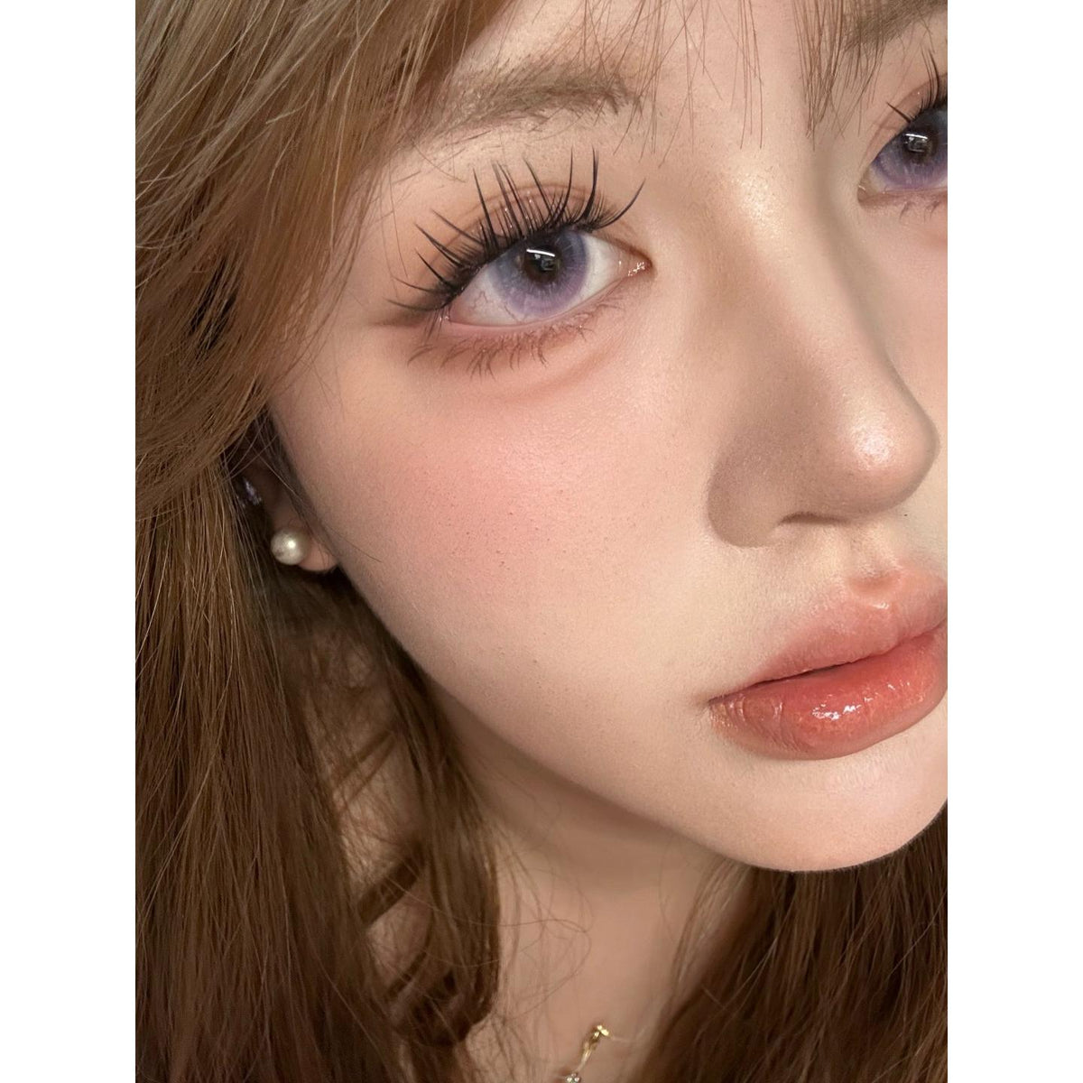 SMRSHENG thestarlens 14.50mm Purple Colored Contact Lenses (6 Months Wear)