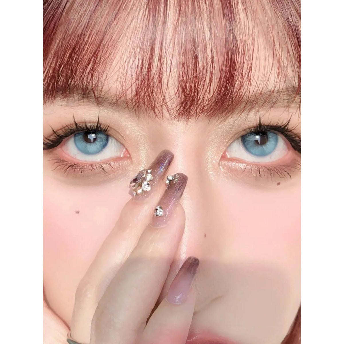 ASBLAN ROSELENS 14.20mm Blue Colored Contact Lenses (6 Months Wear)