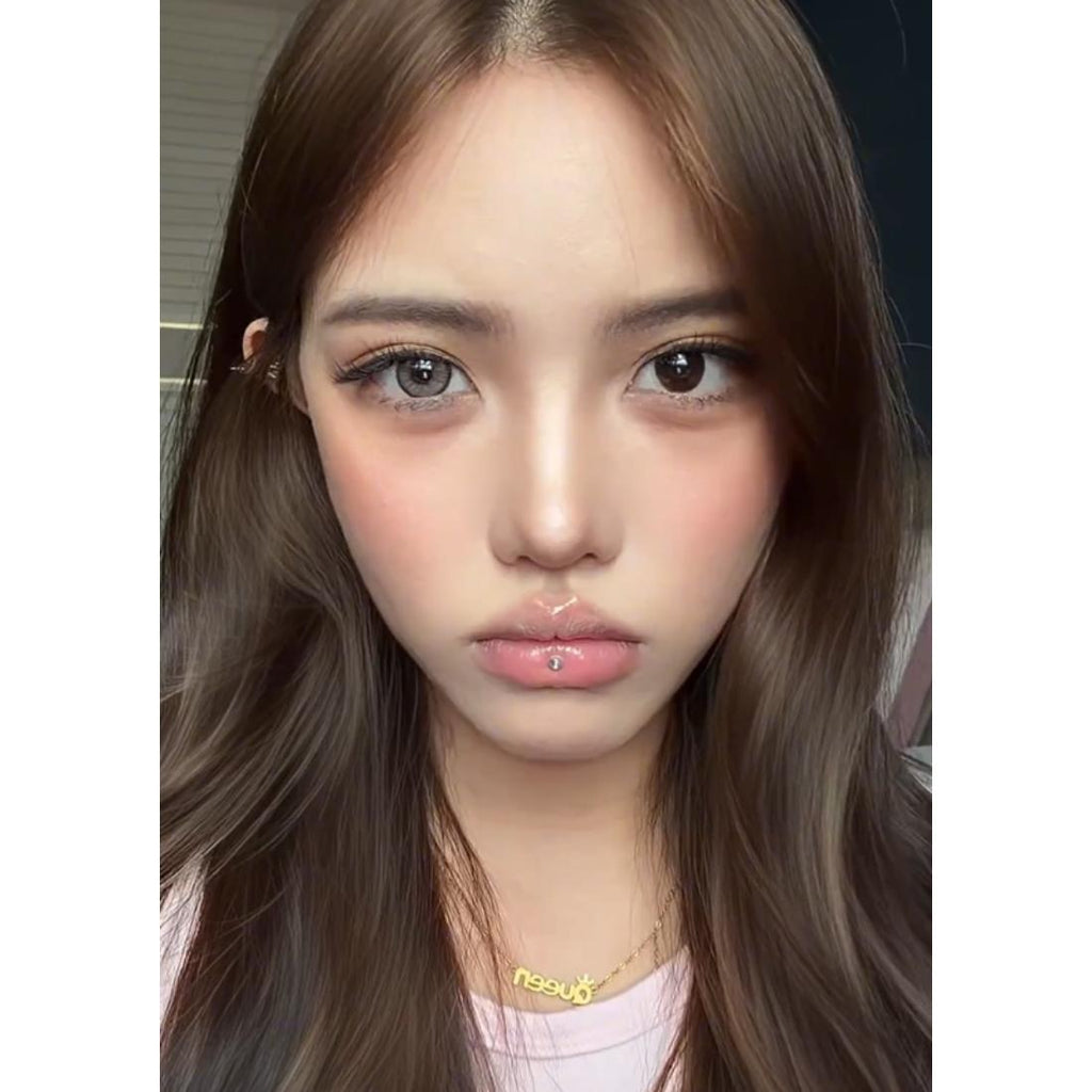 YYYSHI Serltyca 14.20mm Gray Colored Contact Lenses (6 Months Wear)