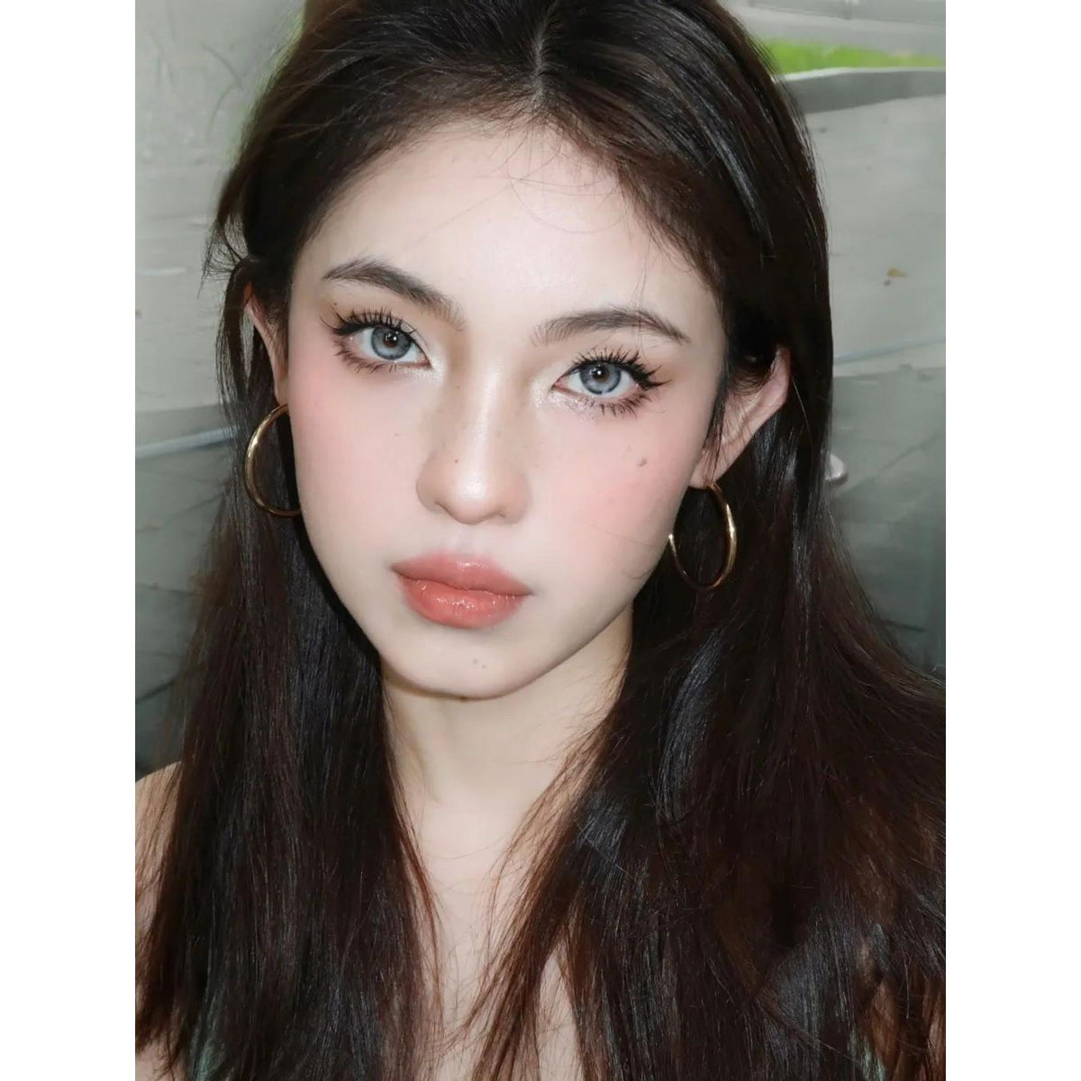 BLHUI Xiyoulens 14.00mm Gray Colored Contact Lenses (6 Months Wear)