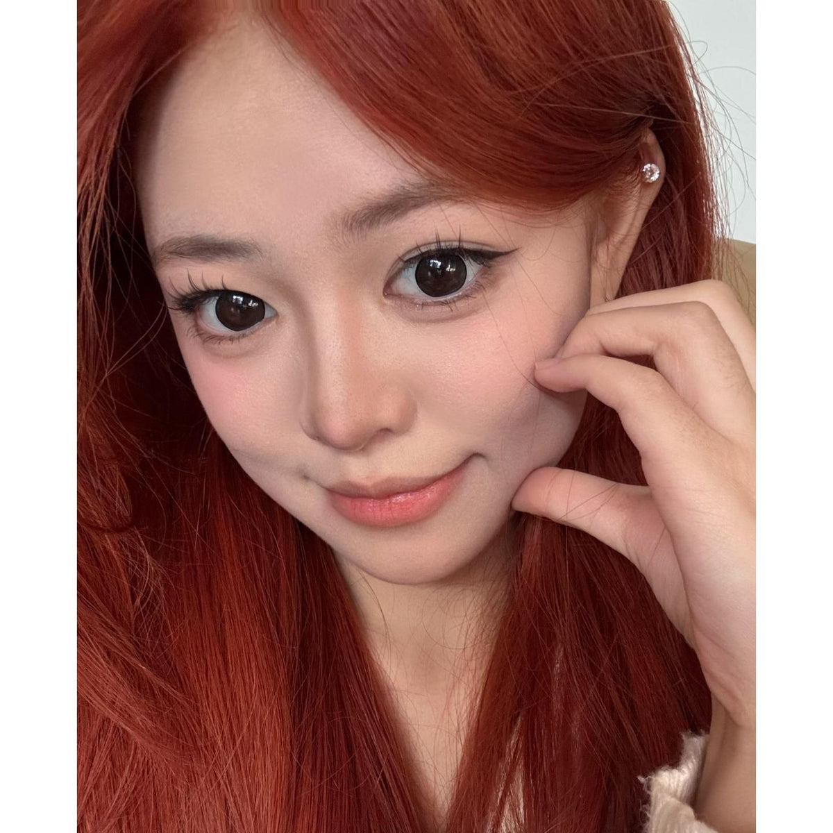 GZZLKZONG Xiyoulens 14.50mm Brown Colored Contact Lenses (6 Months Wear)