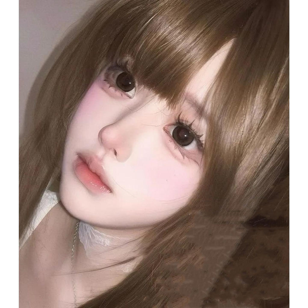 KLXMAO OVOLOOK 14.50mm Brown Colored Contact Lenses (6 Months Wear)