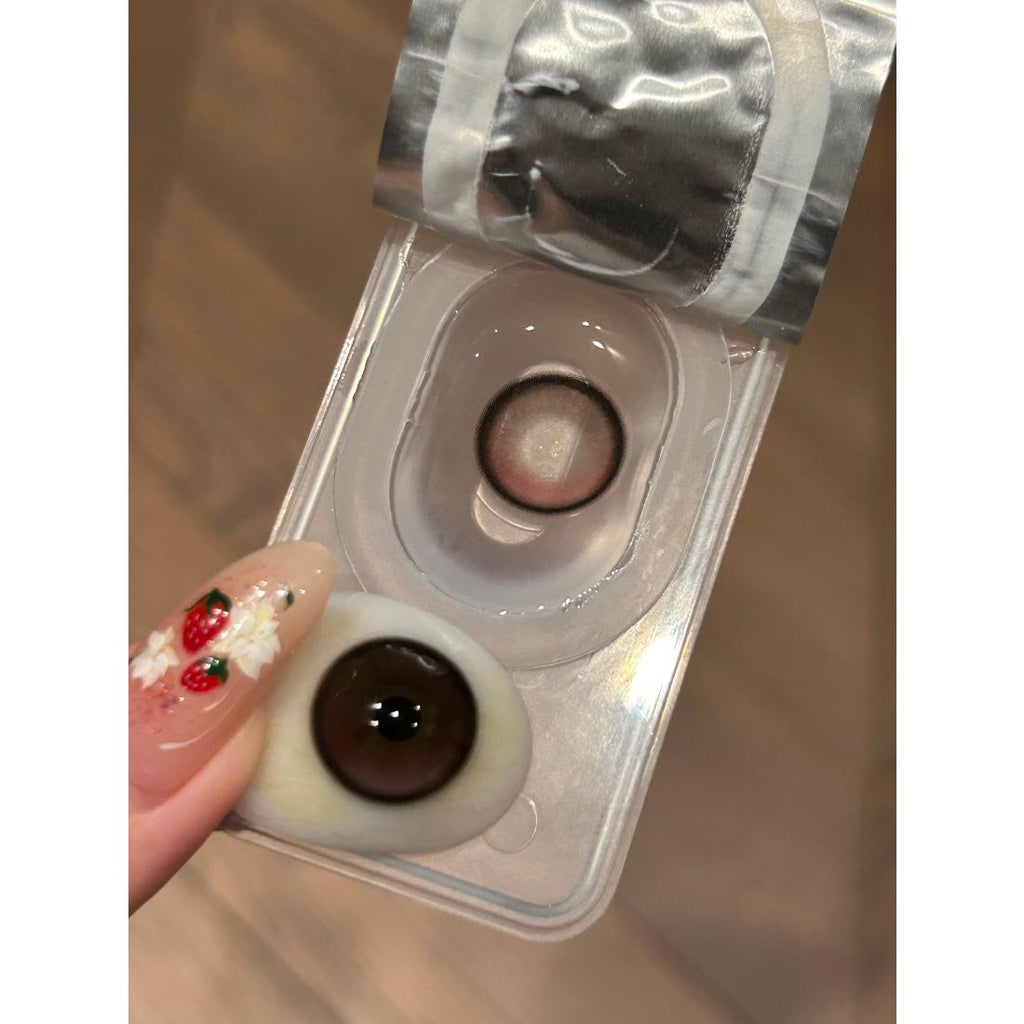 QLFEN MimiPark 14.50mm Pink Colored Contact Lenses (6 Months Wear)