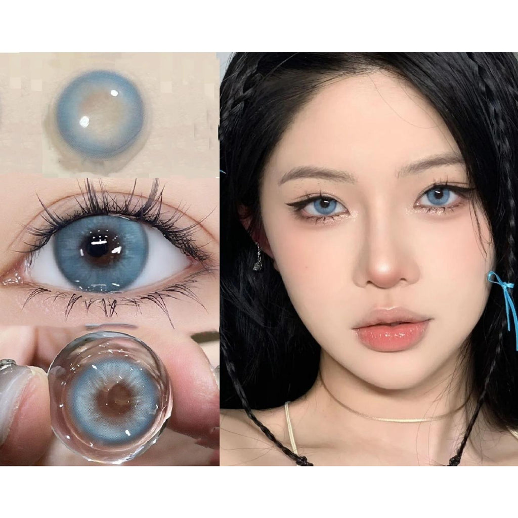 Kính áp tròng màu ASBLAN ROSELENS 14.20mm màu xanh dương (thời hạn sử dụng 6 tháng)