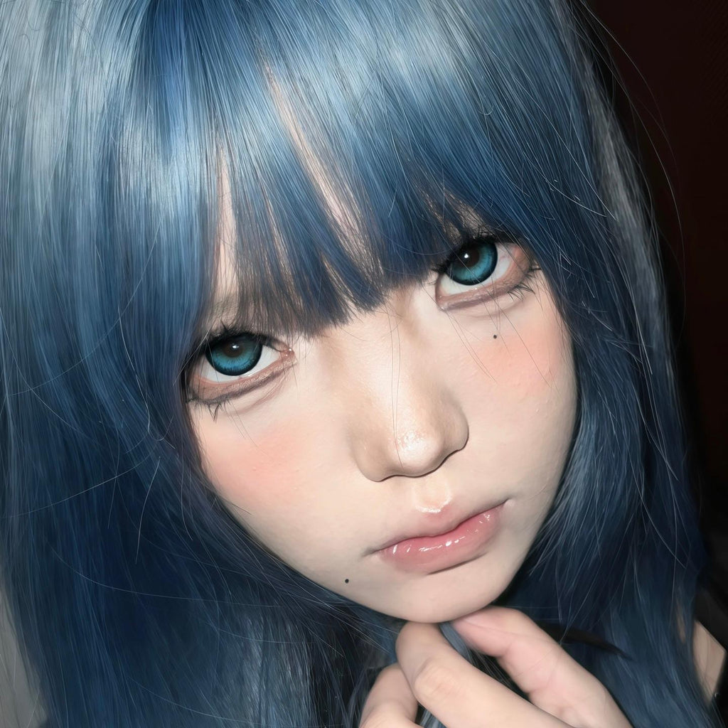 คอนแทคเลนส์สี GDHAI รุ่น Serltyca ขนาด 14.50 มม. สีฟ้า (ชนิดราย 6 เดือน)