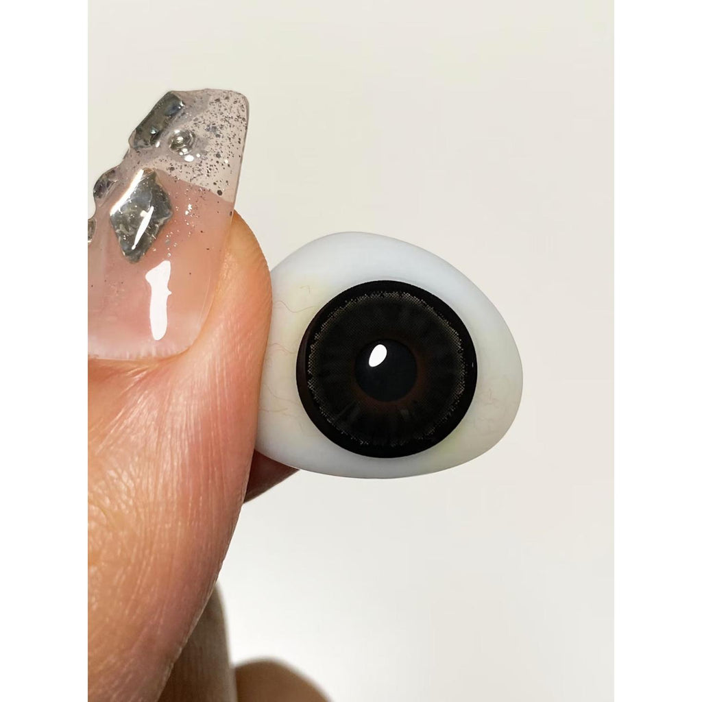WMZJIANG Xiyoulens 14.50mm Black Colored Contact Lenses (6 Months Wear)