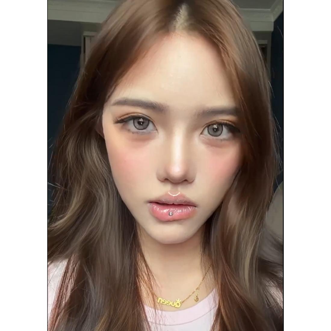 YYYSHI Serltyca 14.20mm Gray Colored Contact Lenses (6 Months Wear)