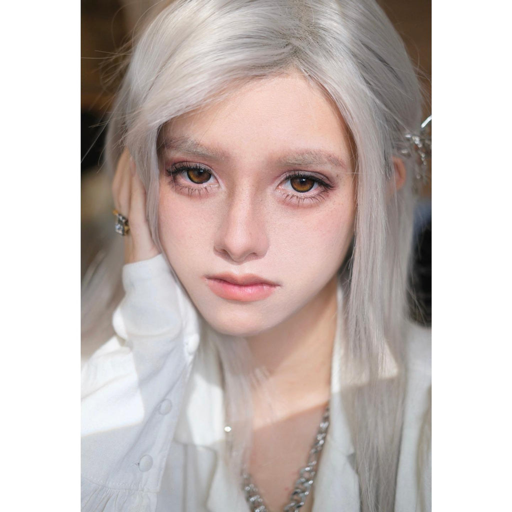 FMGUAN Serltyca 14.50mm Brown Colored Contact Lenses (6 Months Wear)