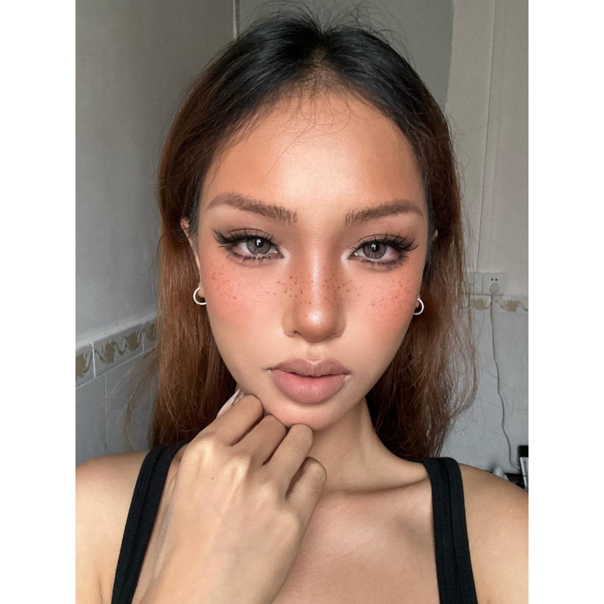 HMXZFEN Serltyca 14.20mm Brown Colored Contact Lenses (6 Months Wear)