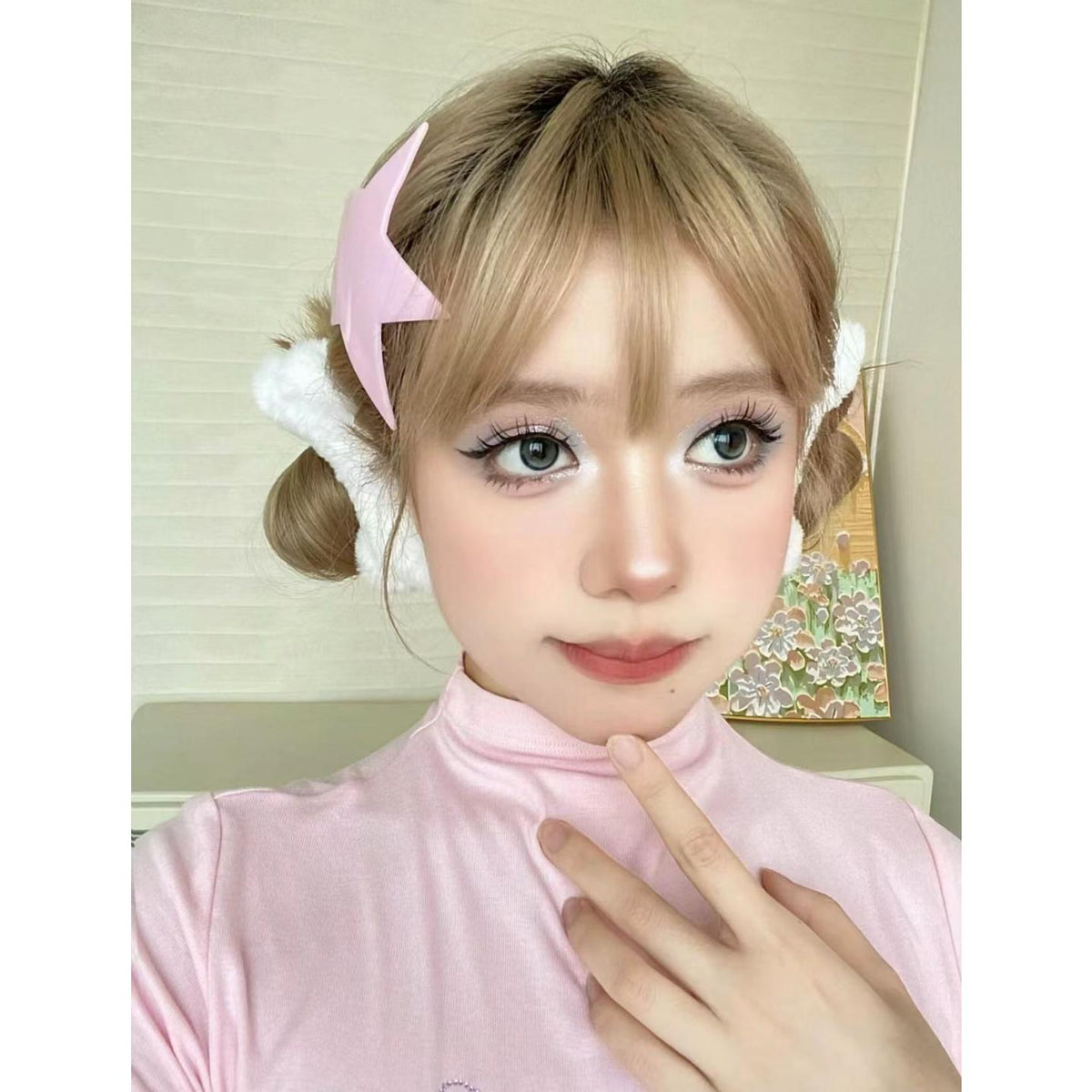 Kính áp tròng màu xanh lá YMXUN FLLYCON 14.20mm (Thời hạn sử dụng 6 tháng)