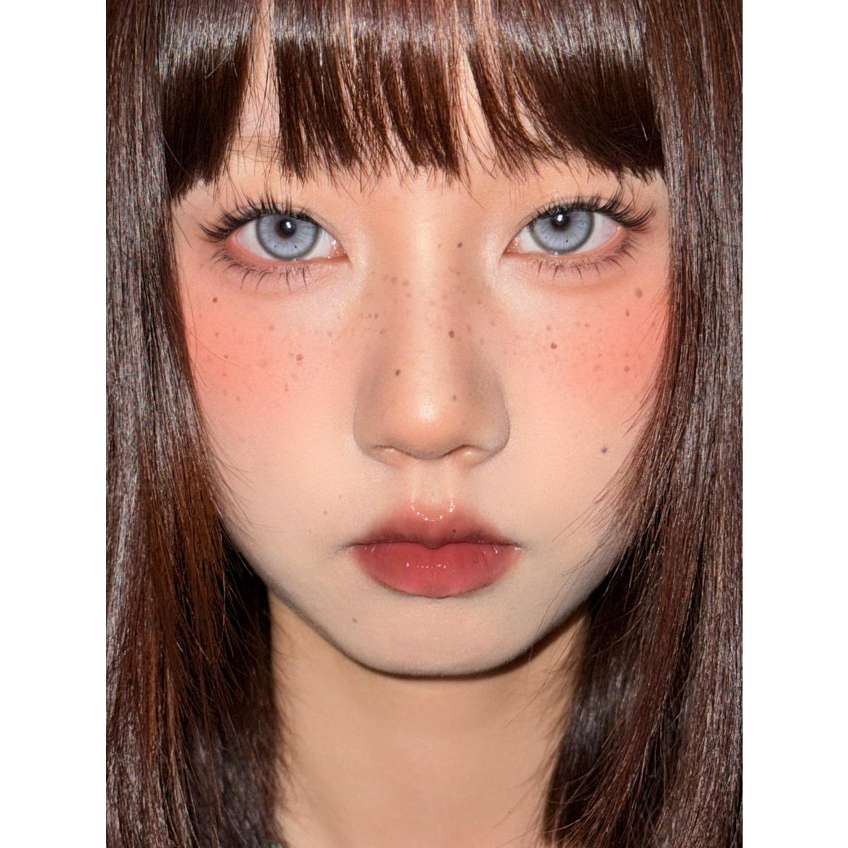 FZROHUI Serltyca 14.20mm Grey Colored Contact Lenses (6 Months Wear)